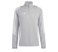 adidas Camisetas Deportivas para Hombre, Gris Medio/Blanco, L