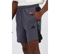 Adidas Sportswear Pantalones cortos con logotipo CAMO SEASONALS. Talla S. Color Gris