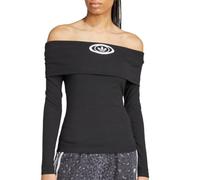 adidas Campus2000 - Camiseta para mujer, color negro, Negro , S