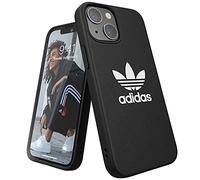 adidas Carcasa diseñada para iPhone 13 Mini 5.4, Carcasa Probada contra caídas, Bordes elevados a Prueba de Golpes, Funda Original, Color Blanco y Negro