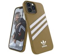 adidas Carcasa Original para iPhone 13 Pro MAX 6.7 - Carcasa antigolpes - Bordes elevados - Dorado - Beige