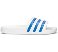 Adidas - Chanclas Adilette Aqua Mujer, Mujer, White-Blue Fume, 5 UK