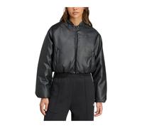 Adidas- Chaqueta Bomber de Cuero Sintético con Aislamiento de Plumón Sintético- Jackets- Mujer- Negro- S- Chaqueta Bomber de Cuero Sintético con Aislamiento de Plumón Sintético