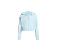 ADIDAS Chaqueta con capucha Essentials para niña azul claro | 140