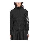 Adidas - Chaqueta Deportiva de Nailon con 3 Rayas Degradadas - Sport - Mujer - Negro - S -