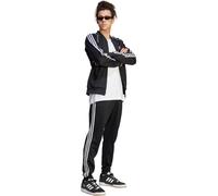 Adidas - Chaqueta Essentials, Hombre, Black-White, XL
