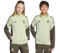 Adidas - Chaqueta Real Madrid Press/Travel 2025-2026 Niño, Unisex, Almost Lime, 152 cm
