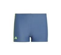 adidas Classic 3-Stripes Swim Boxers Bañador bóxer, Niños, Multicolor (Preloved Ink/Lucid Lemon), 11-12 Years