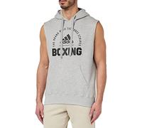 Adidas CLSH21-B-107 COMMUNITY 21 SLEEVELESS HOODY BOXING Sweatshirt Unisex Medium Grey HeatherBlack L