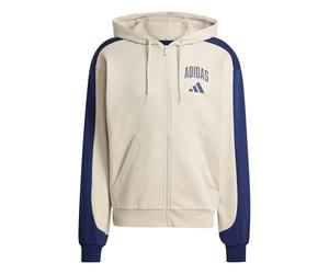 adidas Collegiate Fleece Full-Zip Sudadera con Capucha Hombre (Pack de 1)