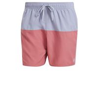 adidas Colorblock CLX Swim Shorts Bañador Corto, Hombre, Multicolor (Silver Violet/Preloved Crimson), S