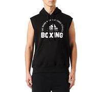 Adidas Community 21 Sleeveless Hoody Boxing Sweatshirt, Unisex, Blackwhite, L