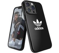 adidas Funda diseñada para iPhone 13 Pro 6.1, Funda anticaídas, Bordes elevados, Funda Original, Negro