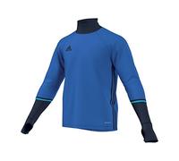adidas CON16 TRG Y Camiseta, Hombre, Azul/Maruni, XL