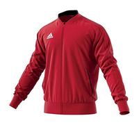 Adidas Con18 PES Jkt Chaqueta de Deporte, Hombre, Rojo/Negro/Blanco (Rojo), S