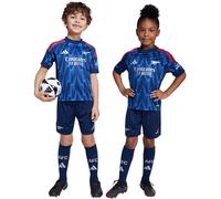 Adidas - Conjunto Arsenal Fc Segunda Equipación 2025-2026 Niño, Unisex, Night Indigo/Matte Silver, 104 cm