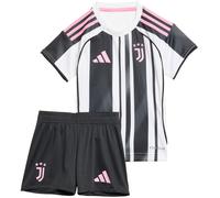 Adidas - Conjunto Juventus Primera Equipación 2025-2026 Bebé, Unisex, White-Black, 86 cm