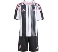 Adidas - Conjunto Juventus Primera Equipación 2025-2026 Niño, Unisex, White-Black, 92 cm