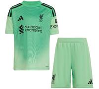 Adidas - Conjunto Liverpool Fc Primera Equipación Portero 2025-2026 Niño, Unisex, Glory Mint, 98 cm