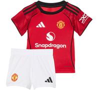 Adidas - Conjunto Manchester United Primera Equipación 2025-2026 Bebé, Unisex, Red, 86 cm