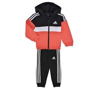adidas Conjunto Tiberio 3-Stripes Colorblock Fleece Track Suit in Negro 3 / 6 mois