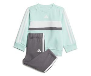 adidas Conjunto unisex infantil de 3 rayas de forro polar Tiberio de 9 a 12 meses