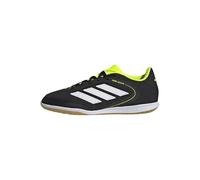 adidas Copa Indoor Court League Football Boots Kids, Botas de fútbol Unisex niños, Core Black/FTWR White/Lucid Lemon, 35 1/2 EU