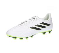 adidas Copa Pure.4 FxG, Football Shoes (Firm Ground) Unisex Adulto, FTWR White/Core Black/Lucid Lemon, 45 1/3 EU