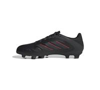 adidas Copa Pure III Club FG/MG Football Boots, Botas de fútbol Unisex Adulto, Core Black/Carbon/Lucid Red, 41 1/3 EU