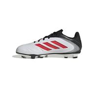 adidas Copa Pure III Club FG/MG Football Boots Kids, Botas de fútbol, Cloud White/Lucid Red/Core Black, 21 EU