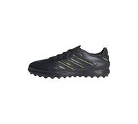 adidas Copa Pure III League Turf Football Boots, Botas de fútbol Unisex Adulto, Core Black/DGH Solid Grey/Lucid Lemon, 40 2/3 EU