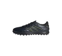 adidas Copa Pure III League Turf Football Boots, Botas de fútbol Unisex Adulto, Core Black/DGH Solid Grey/Lucid Lemon, 42 2/3 EU