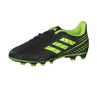 adidas Copa Sense.4 FxG J, Zapatillas de fútbol Unisex niños, Core Black Team Solar Yellow Bright Cyan, 35.5 EU