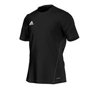 adidas Core 15 Camiseta, Hombre, Negro/Blanco, S