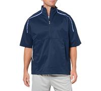adidas Core Provisional - Chaqueta de manga corta para hombre (media cremallera), Navy Collegiate, L