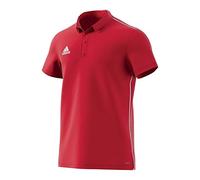 adidas CORE18 Camiseta Polo, Unisex niños, Power Red/White, 1314