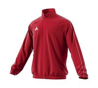 Adidas CORE18 PRE JKTY Sport jacket, Unisex niños, Power Red/ White, 7-8Y