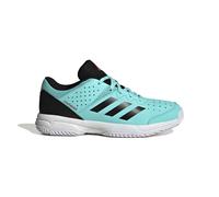 adidas Court Stabil Junior Indoor Shoes Flash Aqua/Core Black/Ftwr White Zapatillas de sala infantiles EUR 38 2/3