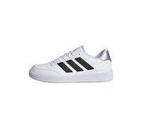adidas Courtblock Shoes, Zapatos Mujer, Cloud White/Core Black/Silver, 41 1/3 EU