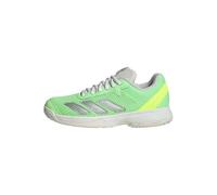 adidas Courtflash Tennis Shoes Kids, Zapatillas de Tenis Unisex niños, Pure Teal Silver Met Lucid Lemon, 36 EU
