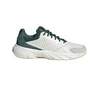 adidas Unisex Zapatilla Courtjam Control 3 Premium Tennis, Core White/Core White/Collegiate Green, 46