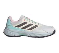 CourtJam Control 3 Zapatilla Tierra Batida Hombres , color:blanco , talla:45 1/3 adidas