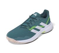 adidas Courtjam Control W, Shoes-Low Mujer, Arctic Fusion/FTWR White/Lucid Lemon, 40 2/3 EU