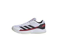 adidas Courtquick Mens Padel Shoes, Zapatos Hombre, Cloud White/Core Black/Lucid Red, 37 1/3 EU
