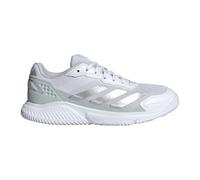 Adidas Zapatillas de pádel Courtquick para mujer Blanco/Plateado Talla 39 1/3