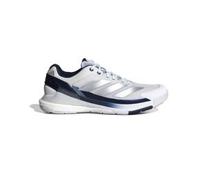adidas Crazyquick Boost Padel Shoes Ftwr White/Silver Met./Dark Blue Zapatillas de pádel para hombre EUR 44