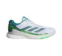 Adidas Crazyquick Ls Padel Zapatilla De Pádel Hombres-blanco,verde Blanco - 49 1/3 49 1/3