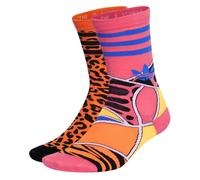 Adidas Crew Calcetines Rich Mnisi 2er Paquete Solid Set Medias Trefoil Leopardo