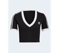 Adidas Cropped tee T-Shirt, Women's, Black, 40