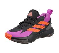 adidas Cross Em Up Select Mid Trainers Kids, Zapatillas de Baloncesto, Core Black/Purple Burst/Impact Orange, 31 EU